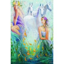 Gold Puzzle Das Geheimnis des Einhorns 1000 Teile Puzzle Gold-Puzzle-61239