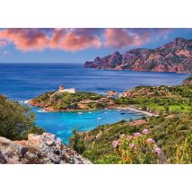 Nathan Französische Regionen - Girolata, Korsika 1000 Teile Puzzle Nathan-02008