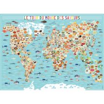 Nathan Around the World of Flavors - Julie Mercier 500 Teile Puzzle Nathan-00976
