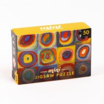 Professor Puzzle Mini Puzzle - Square With Concentric Circles 50 Teile Puzzle Professor-Puzzle-SquareWithConcentricCircles