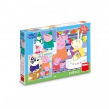 Dino 3 Puzzles - Peppa Wutz 55 Teile Puzzle Dino-33530