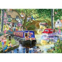 HOP - House of Puzzles Sommer Auf Dem Fluss 1000 Teile Puzzle House-Of-Puzzles-HP0661