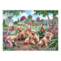 HOP - House of Puzzles XXL Teile - Welpen im Schwammbad 500 Teile Puzzle House-Of-Puzzles-HP0556