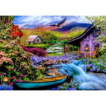 Bluebird Puzzle Heaven on Earth in the Mountains 1500 Teile Puzzle Bluebird-Puzzle-F-90882