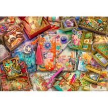 Bluebird Puzzle The Junk Journaler's Desk 1000 Teile Puzzle Bluebird-Puzzle-F-90910