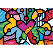 Bluebird Puzzle Romero Britto - Heart butterfly 2000 Teile Puzzle Bluebird-Puzzle-F-90025