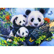 Bluebird Puzzle Panda Family 104 Teile Puzzle Bluebird-Puzzle-F-90062