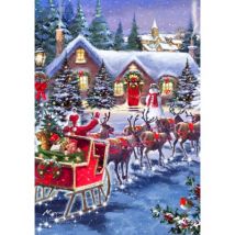 Bluebird Puzzle Santa And Sleigh 500 Teile Puzzle Bluebird-Puzzle-F-90519