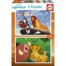 Educa 2 Puzzles - The Lion King 48 Teile Puzzle Educa-18629