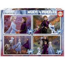 Educa 4 Puzzles - Frozen 2 50 Teile Puzzle Educa-18640