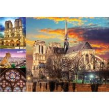 Educa Collage - Notre Dame de Paris 1000 Teile Puzzle Educa-18456