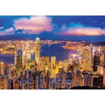 Educa Neon Fluorescent - Hong Kong 1000 Teile Puzzle Educa-18462