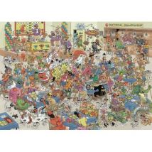 Jumbo Jan van Haasteren - Ludo Meisterschaft (1000 Teile) 1000 Teile Puzzle Jumbo-00482