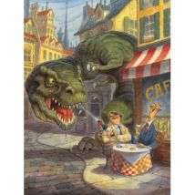 New York Puzzle Company Jurassic Paris 1000 Teile Puzzle New-York-Puzzle-DS2312