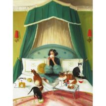 New York Puzzle Company XXL Teile - Breakfast in Bed 500 Teile Puzzle New-York-Puzzle-JH2201