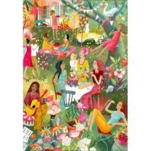 Pieces & Peace Grosse Sommer-Garten-Party 1000 Teile Puzzle Pieces-Peace-F-00193