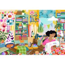 Pieces & Peace Mein Lieblingsort ist im Nähstudio 1000 Teile Puzzle Pieces-Peace-F-00198