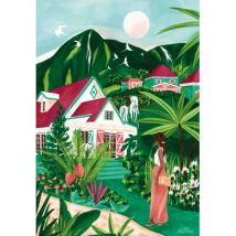 Pieces & Peace Kreolisches Dorf 1000 Teile Puzzle Pieces-Peace-F-00225