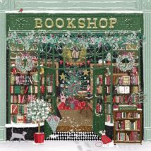 Pieces & Peace Christmas Bookshop 1000 Teile Puzzle Pieces-Peace-F-00268