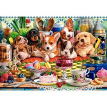 Castorland Dessert für Welpen 1000 Teile Puzzle Castorland-105335