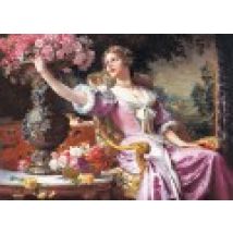 Castorland Dame im lila Kleid  3000 Teile Puzzle Castorland-300020