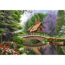Castorland Dominic Davison: Landhaus am Fluss 1000 Teile Puzzle Castorland-102365