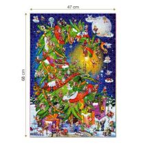 Roovi Christmas Tree 1000 Teile Puzzle Dtoys-79572