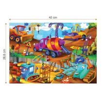 Roovi Construction Vehicles 100 Teile Puzzle Roovi-79695