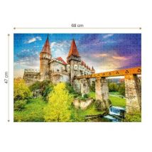 Roovi Corvin Castle - Gothic Largest Castles in Europe 1000 Teile Puzzle Roovi-79923