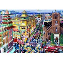 Alipson Puzzle San Francisco - China Town 1000 Teile Puzzle Alipson-Puzzle-F-50151