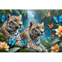 Alipson Puzzle Zwei Leoparden 1000 Teile Puzzle Alipson-Puzzle-F-50163