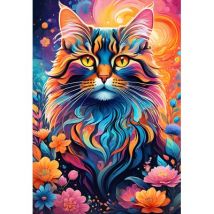 Alipson Puzzle Mehrfarbige Katze 1000 Teile Puzzle Alipson-Puzzle-F-50228