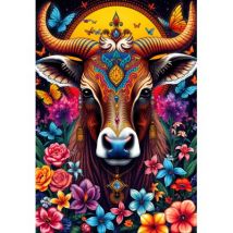 Alipson Puzzle Die Kuh und das Blumengeheimnis 1000 Teile Puzzle Alipson-Puzzle-F-50235