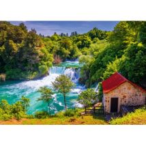 Alipson Puzzle Krka-Wasserfälle, Kroatien 1000 Teile Puzzle Alipson-Puzzle-F-50020