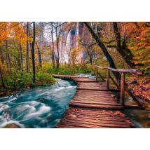 Enjoy Puzzle Forest Stream in Plitvice, Croatia 1000 Teile Puzzle Enjoy-Puzzle-1089
