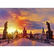 Enjoy Puzzle Charles Bridge at Sunset, Prague 1000 Teile Puzzle Enjoy-Puzzle-1284