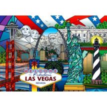 Enjoy Puzzle American Landmarks Collage 1000 Teile Puzzle Enjoy-Puzzle-1937
