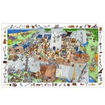 Djeco Entdecker Puzzle - Befestigte Burg 100 Teile Puzzle Djeco-07503