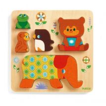 Djeco Holzpuzzle - Woodypile 5 Teile Puzzle Djeco-01056