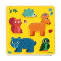 Djeco Holzpuzzle - Frimours 5 Teile Puzzle Djeco-01059