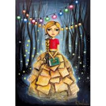 Magnolia Bücherwurm-Mädchen 1000 Teile Puzzle Magnolia-1724