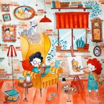 Magnolia Lustiges Zimmer 1000 Teile Puzzle Magnolia-3903