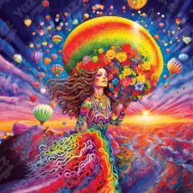 Yazz Fly With Flowers 1023 Teile Puzzle Yazz-1906