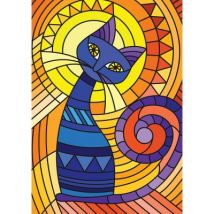 Yazz Geometric Cat 1000 Teile Puzzle Yazz-3840