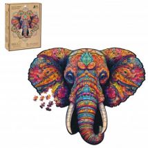 Milliwood Holzpuzzle - Mächtiger Elefant 400 Teile Puzzle Milliwood-5062