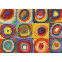 Interdruk Art Collection - Kandinsky - Squares with Concentric Circles 1000 Teile Puzzle Interdruk-385383
