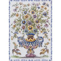 Interdruk Art on Tiles - Blumenvase 1000 Teile Puzzle Interdruk-385413