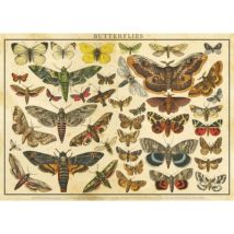 Interdruk Vintage Nature - Schmetterlinge 2000 Teile Puzzle Interdruk-385031