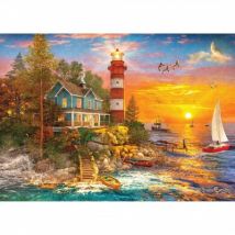Gibsons Leuchtturminsel 500 Teile Puzzle Gibsons-G3147