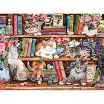 Gibsons Der Kater zurück im Buch 1000 Teile Puzzle Gibsons-G6404